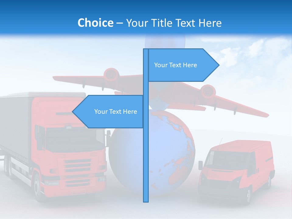 Shipping Transportation Global PowerPoint Template