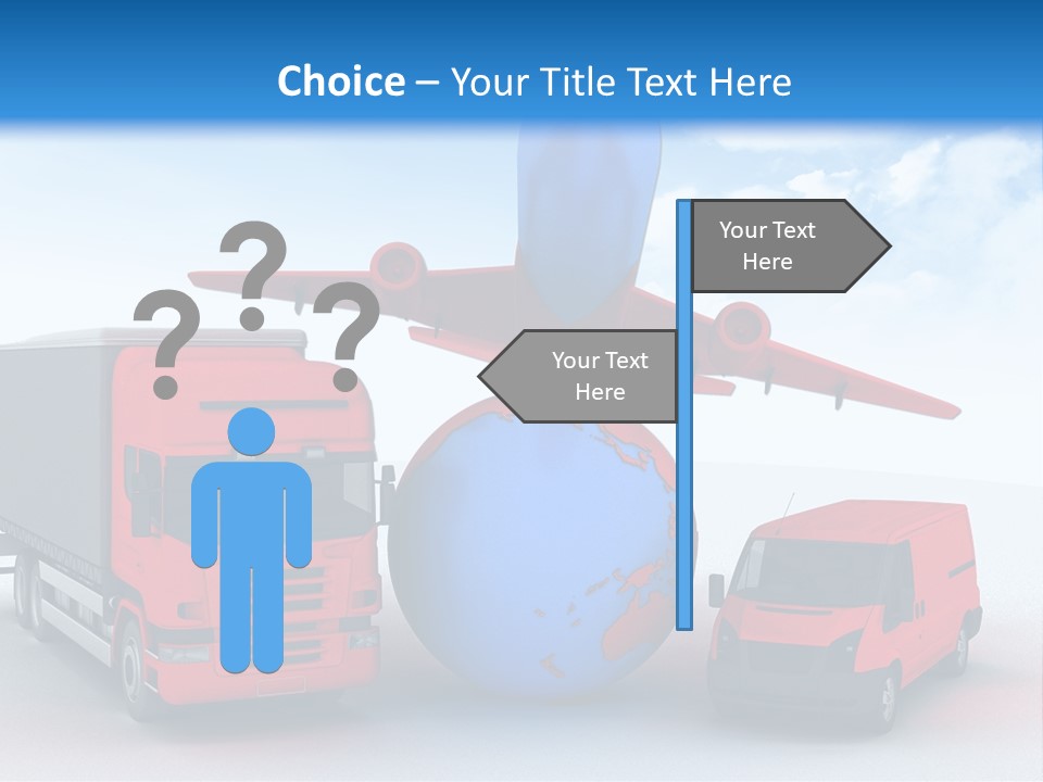 Shipping Transportation Global PowerPoint Template