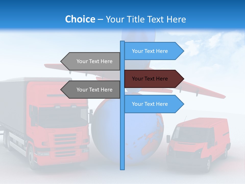 Shipping Transportation Global PowerPoint Template