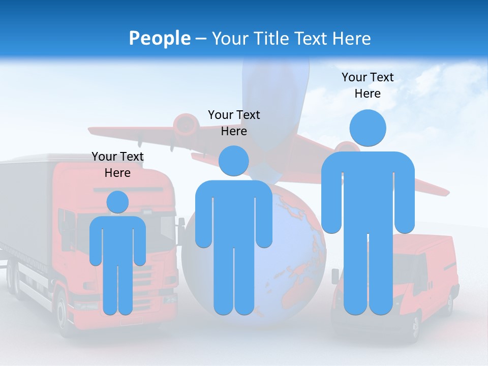 Shipping Transportation Global PowerPoint Template
