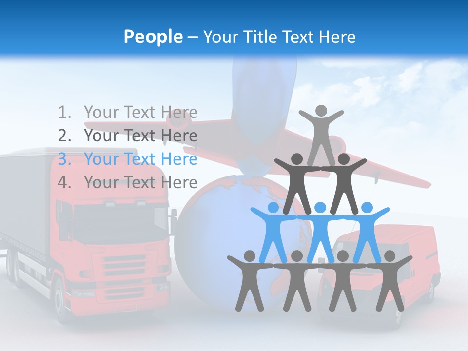 Shipping Transportation Global PowerPoint Template
