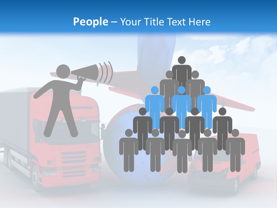 Shipping Transportation Global PowerPoint Template