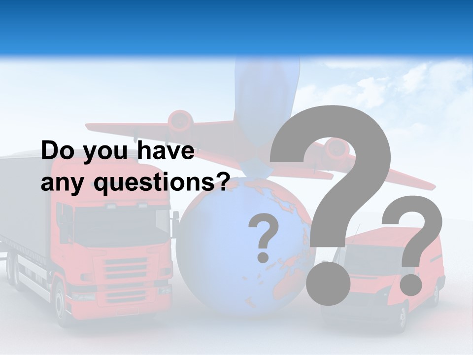 Shipping Transportation Global PowerPoint Template