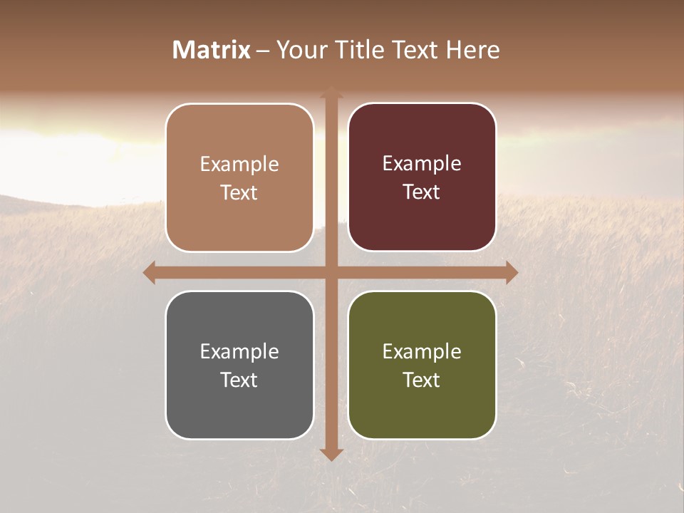 Ripe Cereal Country PowerPoint Template