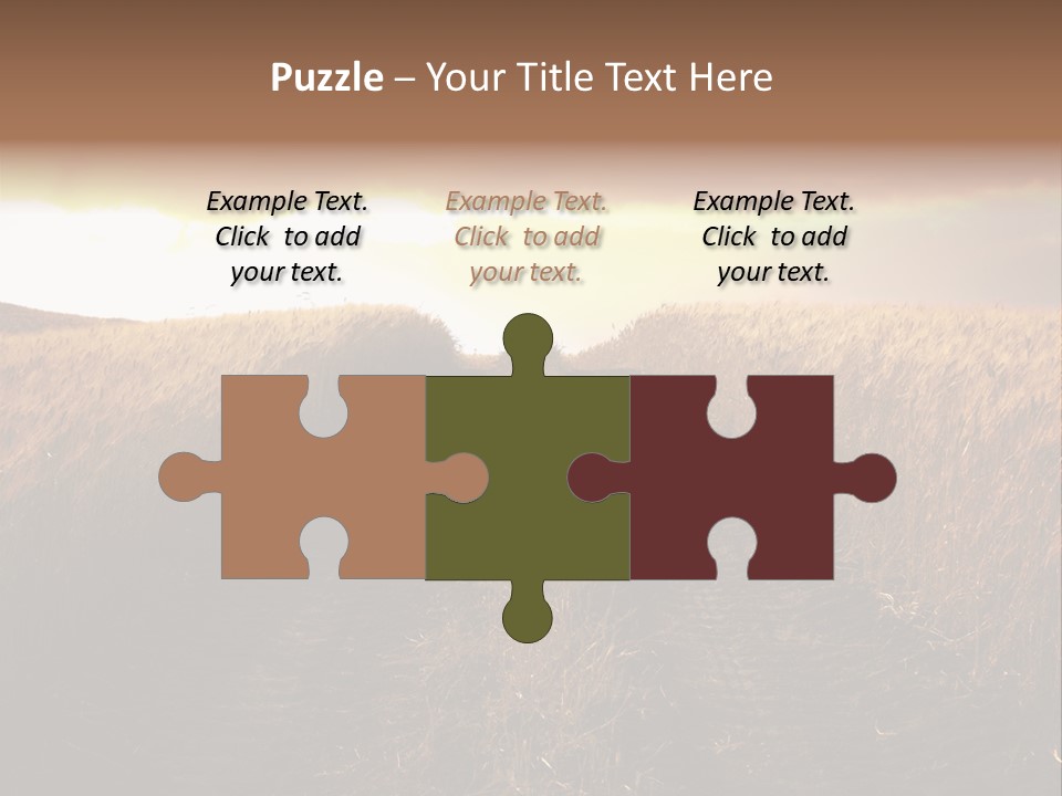 Ripe Cereal Country PowerPoint Template