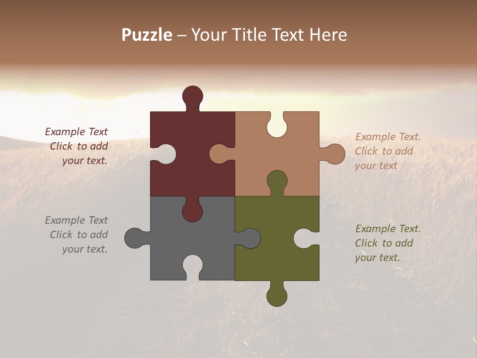 Ripe Cereal Country PowerPoint Template