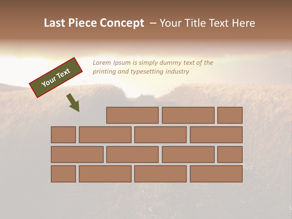 Ripe Cereal Country PowerPoint Template