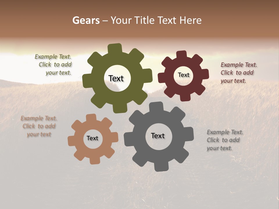 Ripe Cereal Country PowerPoint Template