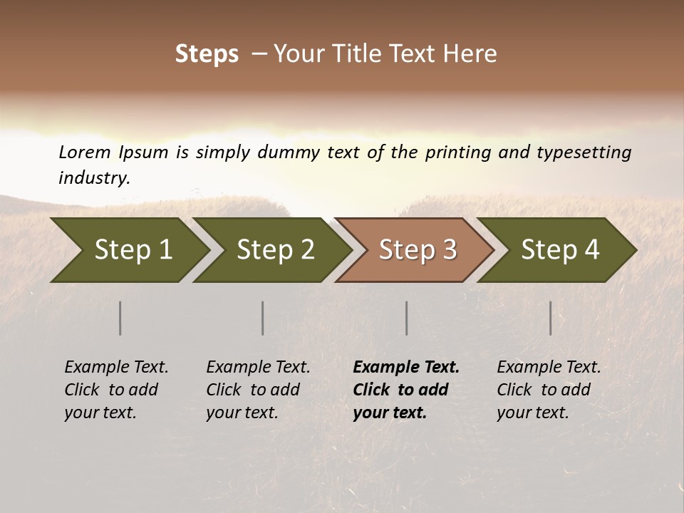 Ripe Cereal Country PowerPoint Template