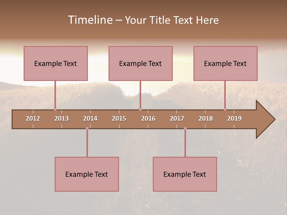 Ripe Cereal Country PowerPoint Template