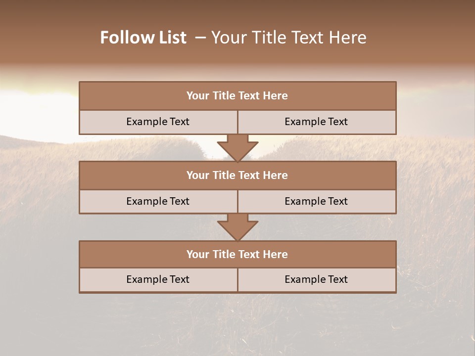 Ripe Cereal Country PowerPoint Template