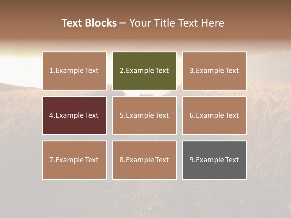 Ripe Cereal Country PowerPoint Template