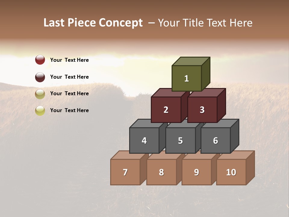 Ripe Cereal Country PowerPoint Template