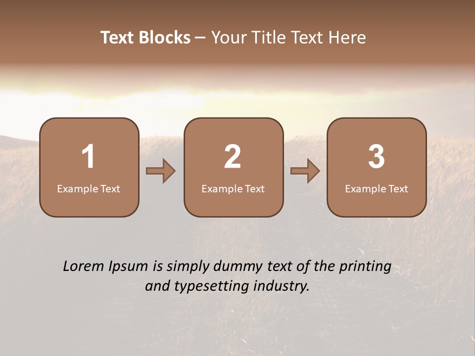 Ripe Cereal Country PowerPoint Template