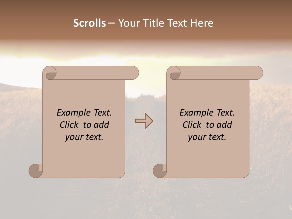Ripe Cereal Country PowerPoint Template