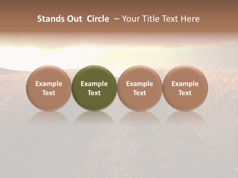 Ripe Cereal Country PowerPoint Template