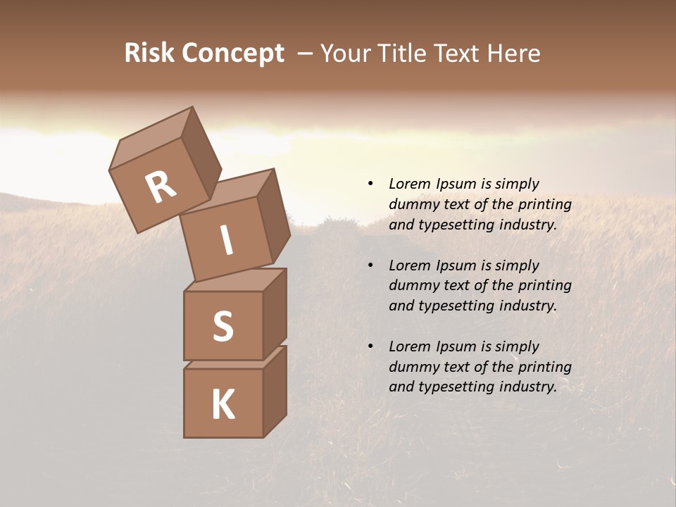 Ripe Cereal Country PowerPoint Template