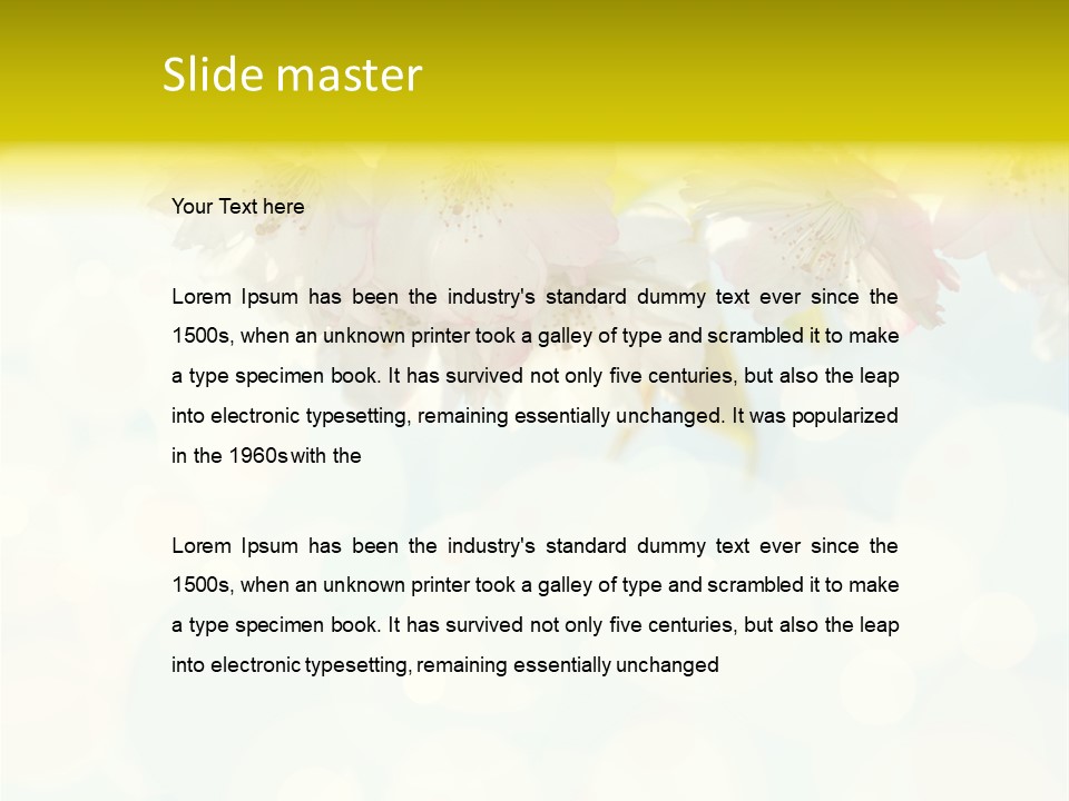 Soft Sunlit White PowerPoint Template