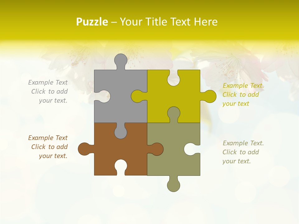 Soft Sunlit White PowerPoint Template