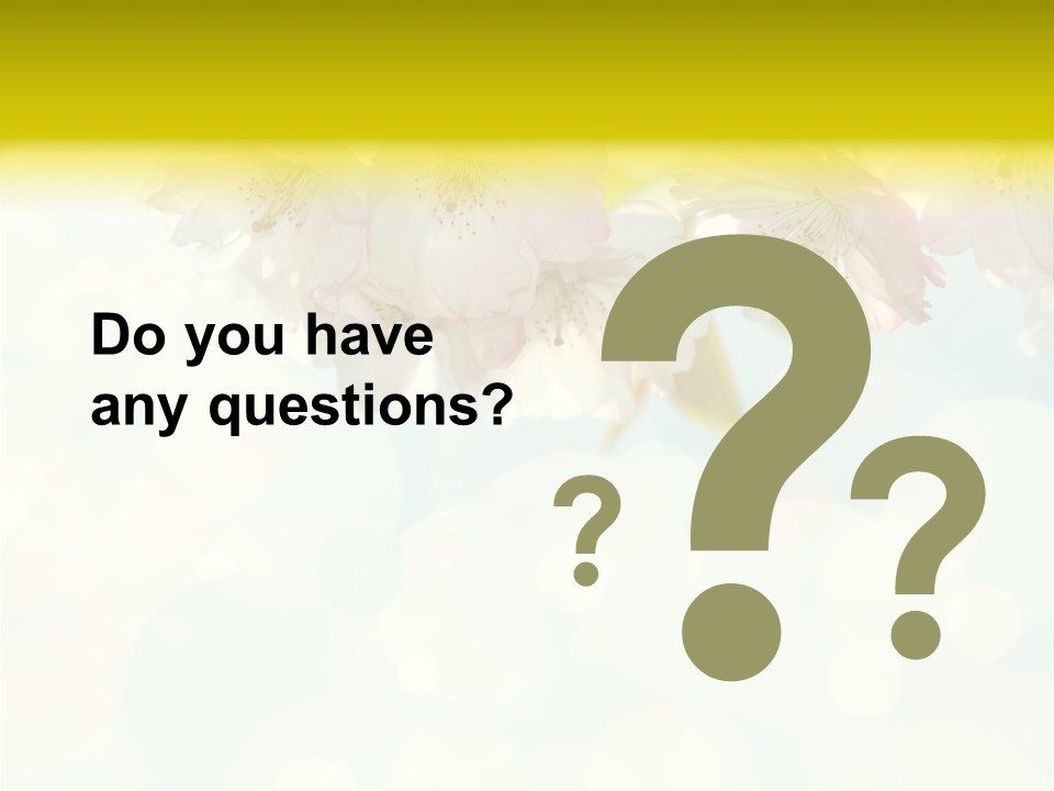 Soft Sunlit White PowerPoint Template