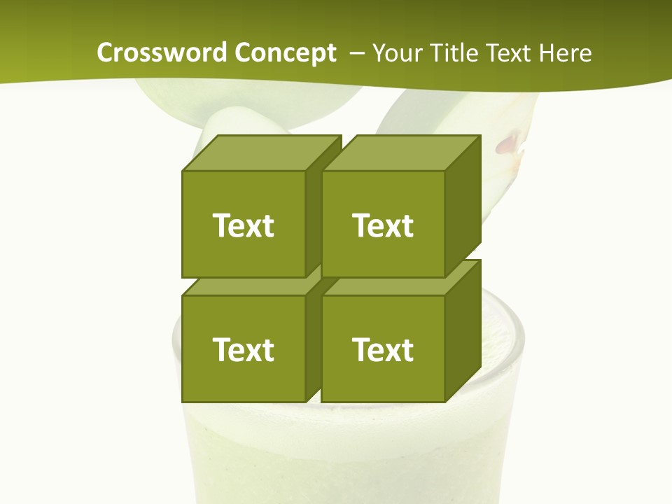 Fresh Apple Glass PowerPoint Template