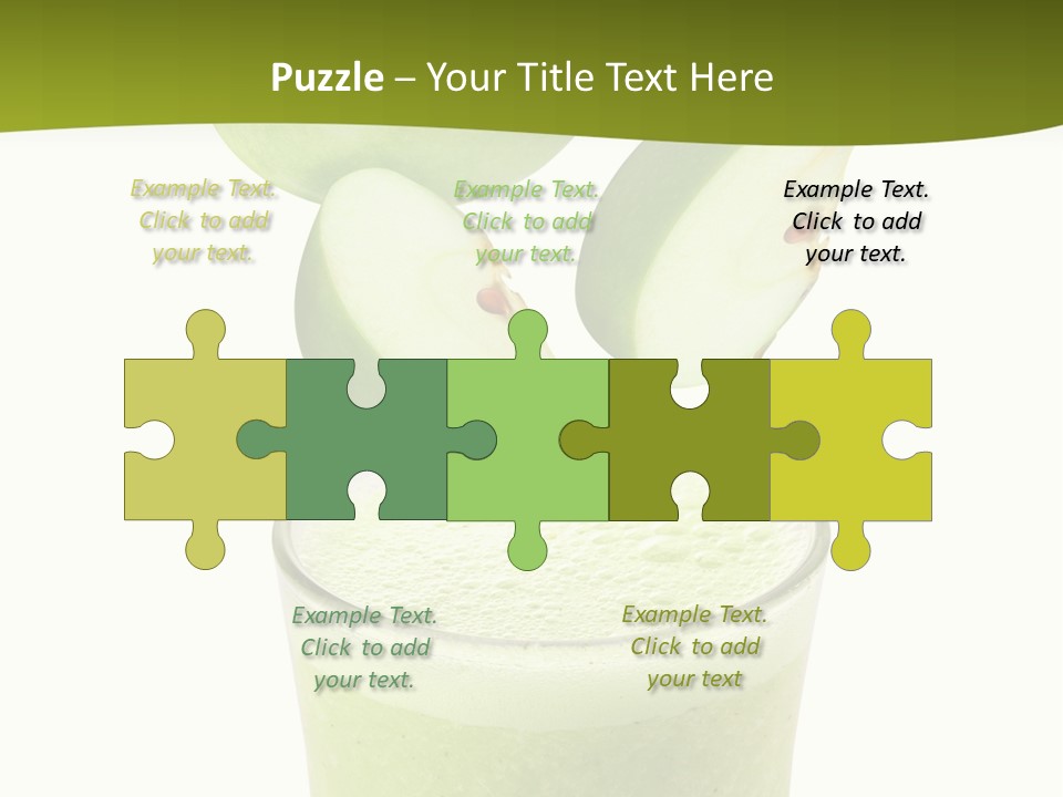 Fresh Apple Glass PowerPoint Template