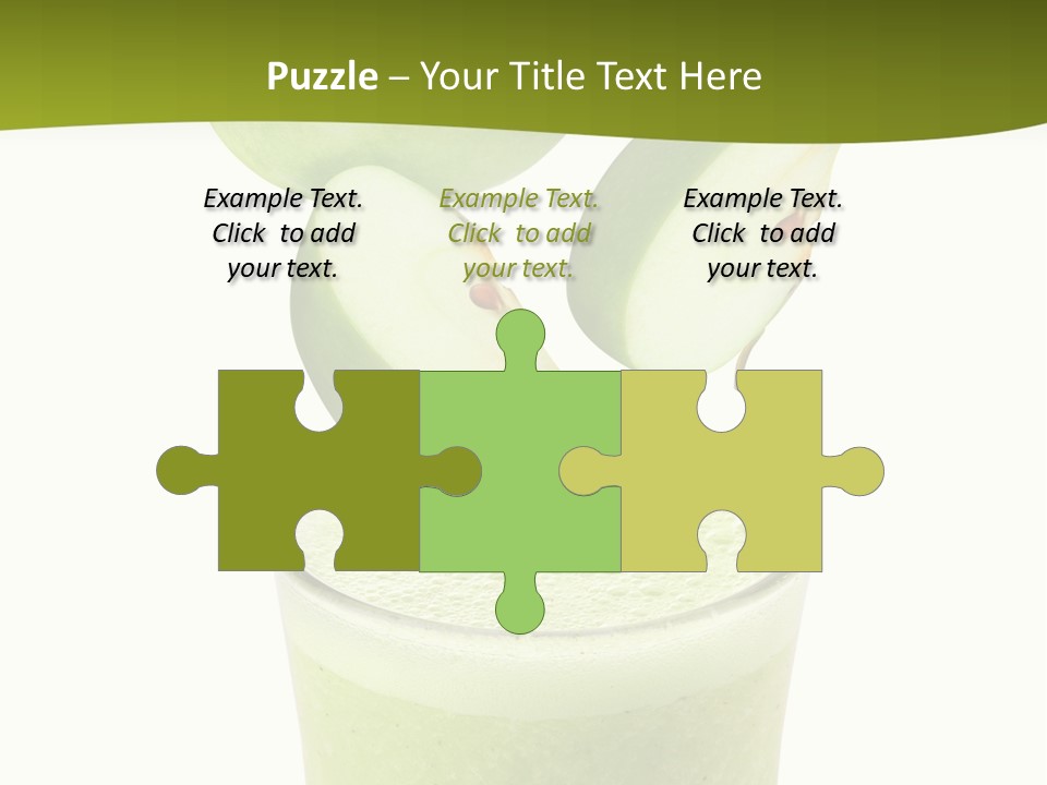 Fresh Apple Glass PowerPoint Template