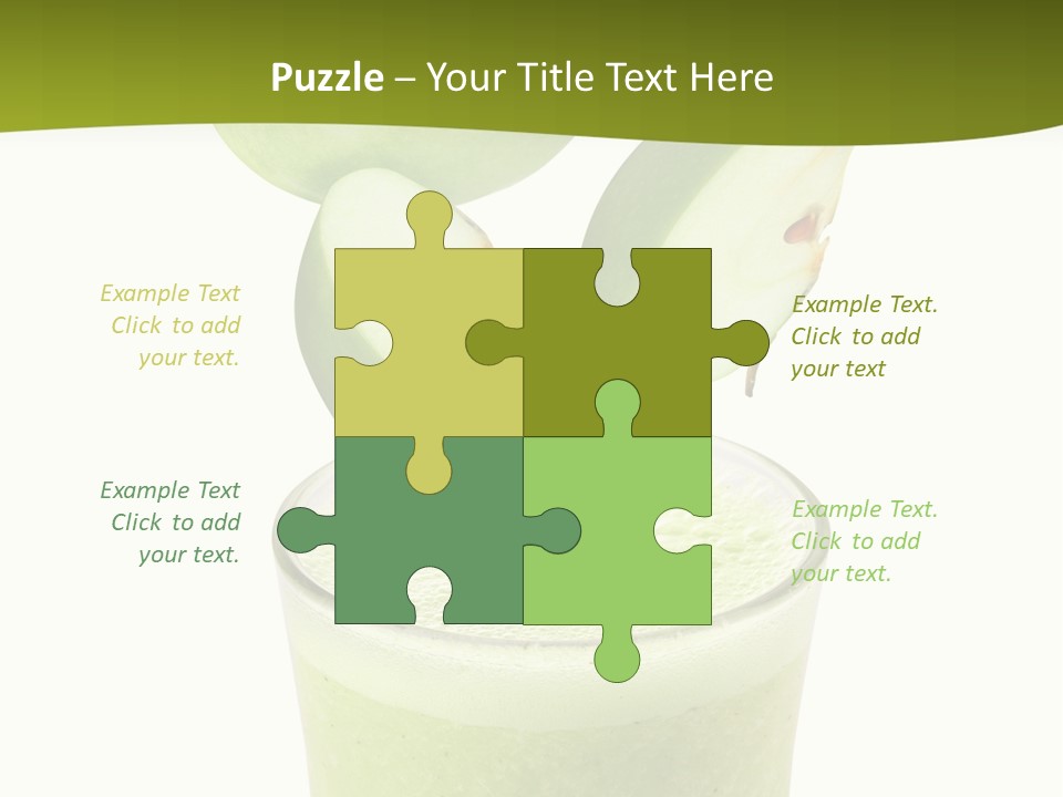 Fresh Apple Glass PowerPoint Template