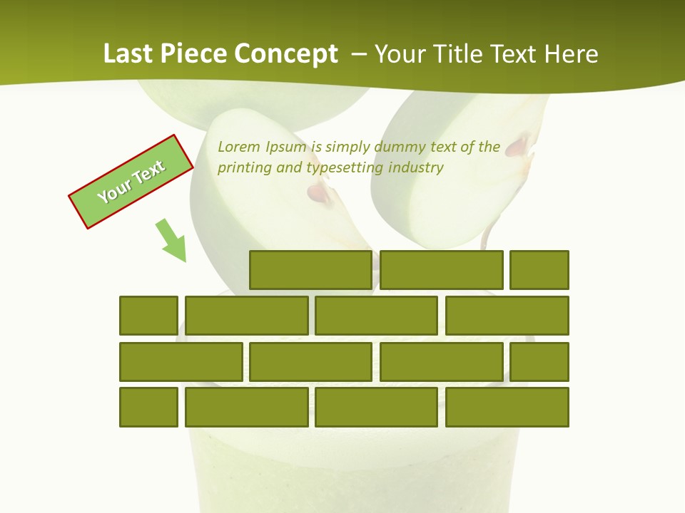 Fresh Apple Glass PowerPoint Template