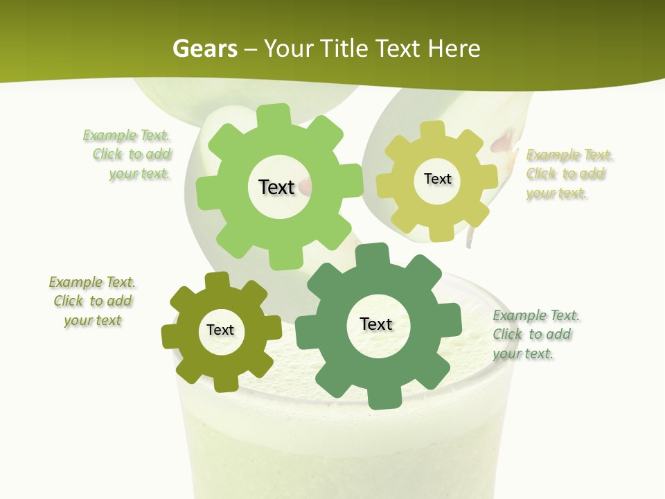 Fresh Apple Glass PowerPoint Template