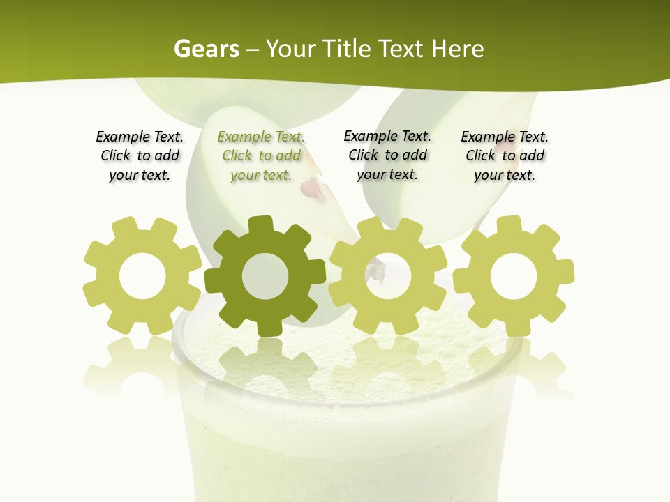 Fresh Apple Glass PowerPoint Template