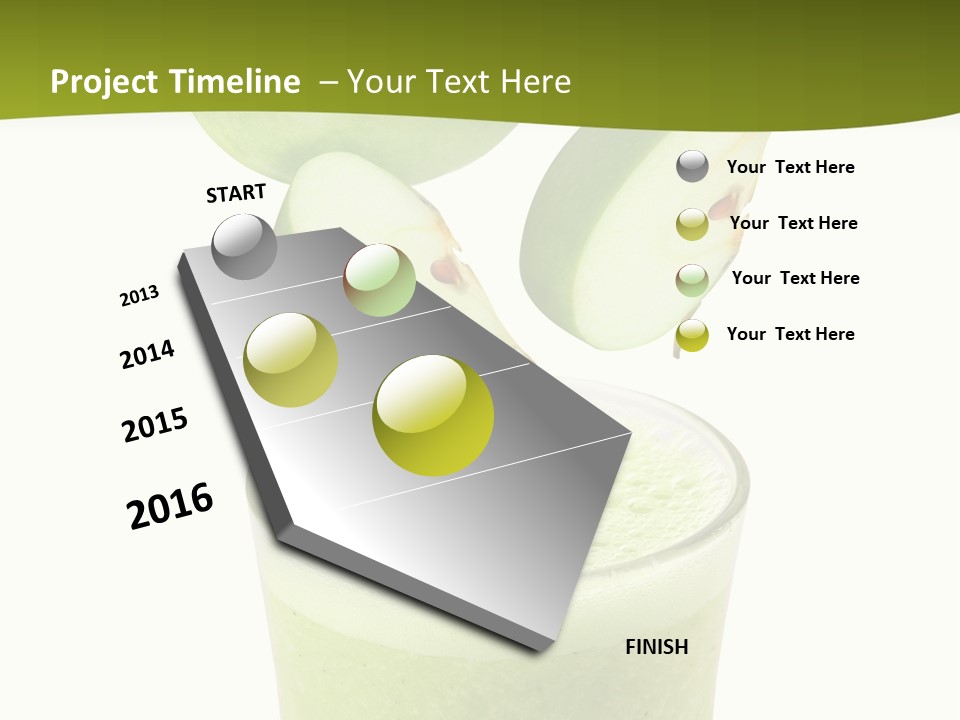Fresh Apple Glass PowerPoint Template