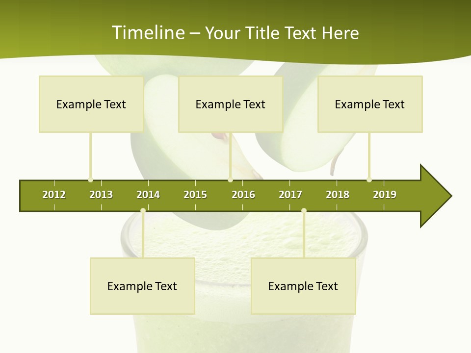 Fresh Apple Glass PowerPoint Template