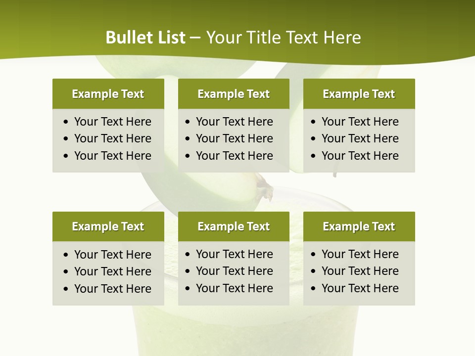 Fresh Apple Glass PowerPoint Template