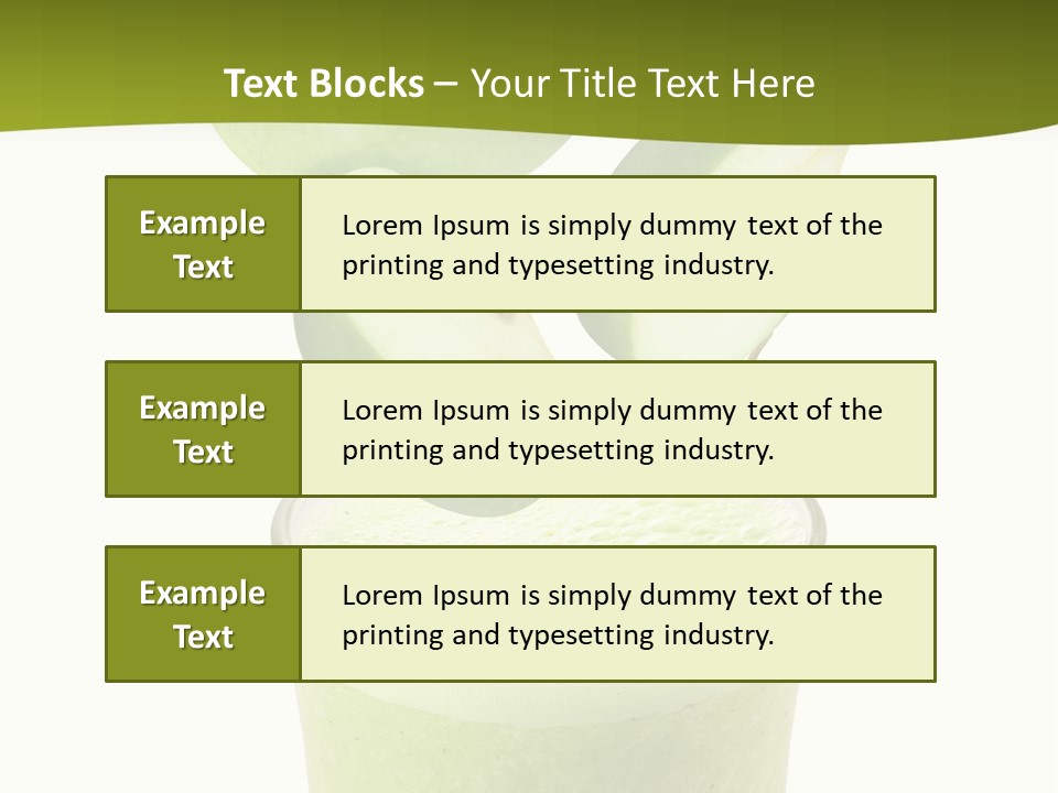 Fresh Apple Glass PowerPoint Template