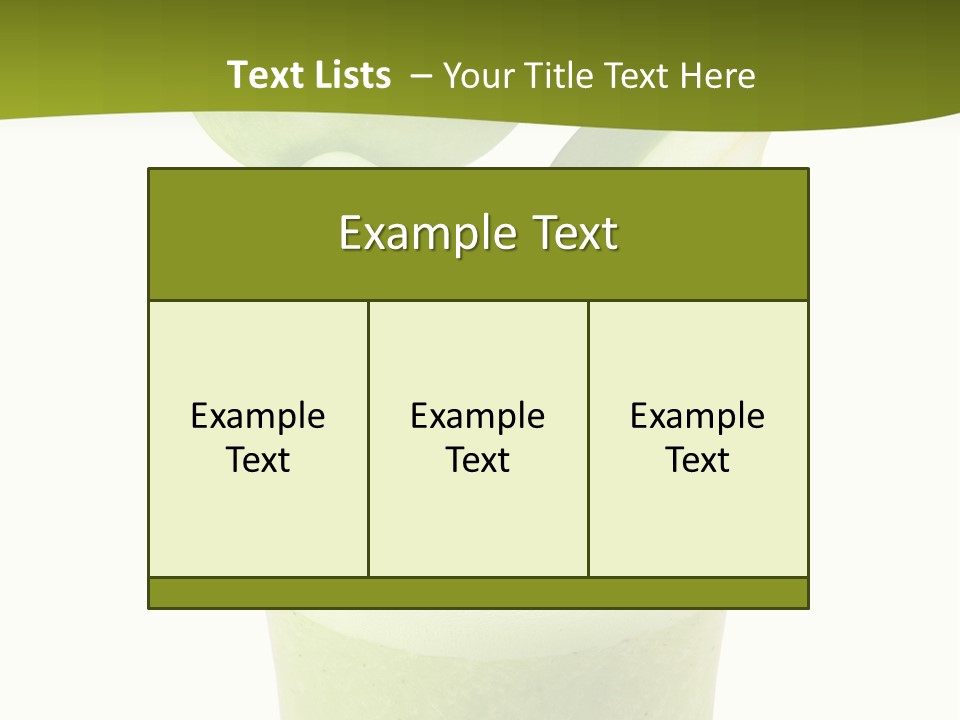 Fresh Apple Glass PowerPoint Template