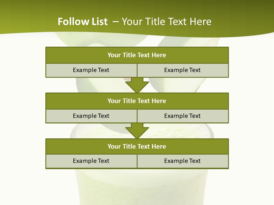 Fresh Apple Glass PowerPoint Template