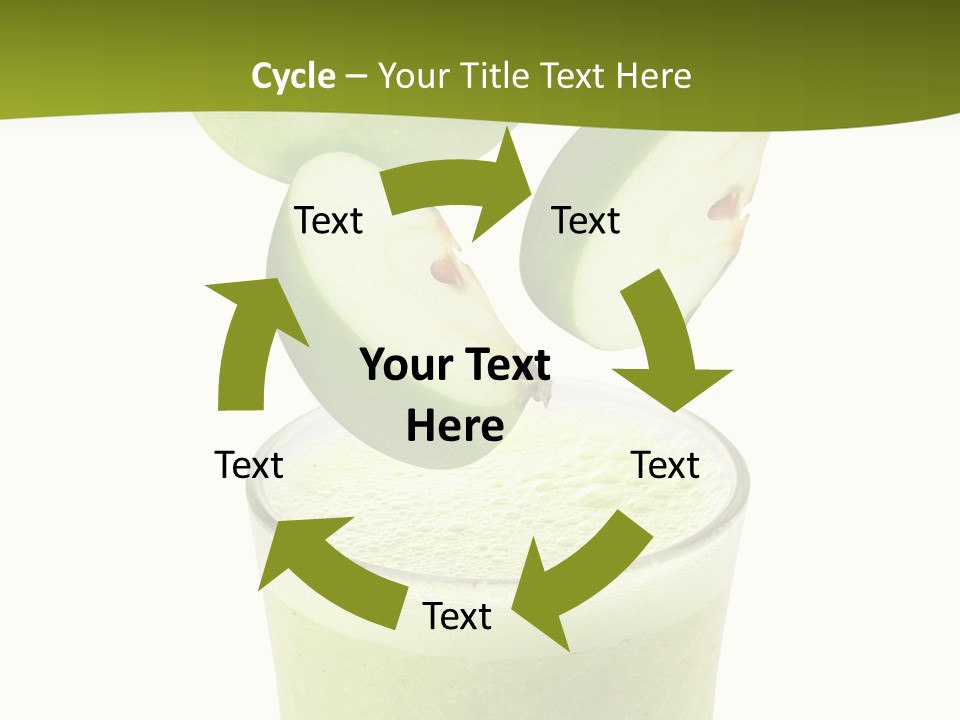 Fresh Apple Glass PowerPoint Template