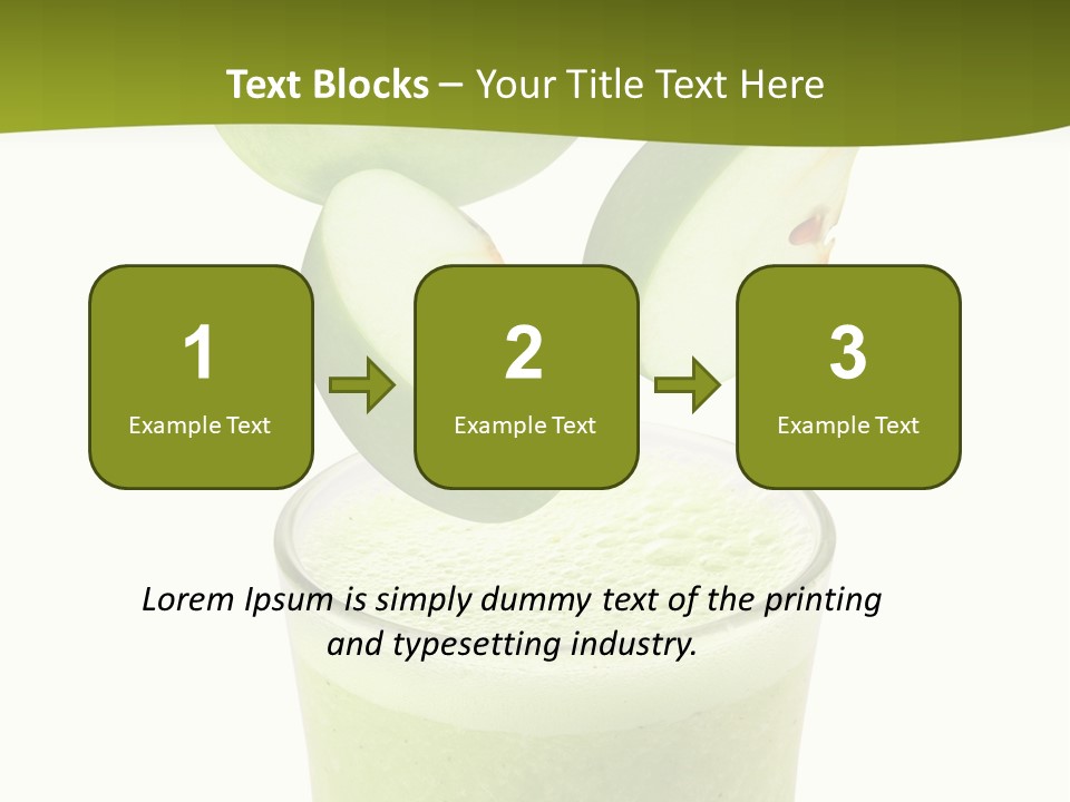 Fresh Apple Glass PowerPoint Template