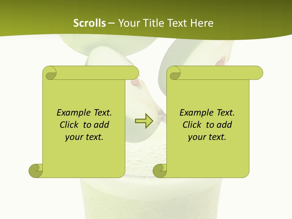 Fresh Apple Glass PowerPoint Template