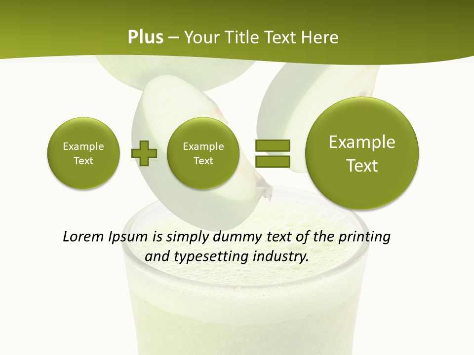 Fresh Apple Glass PowerPoint Template