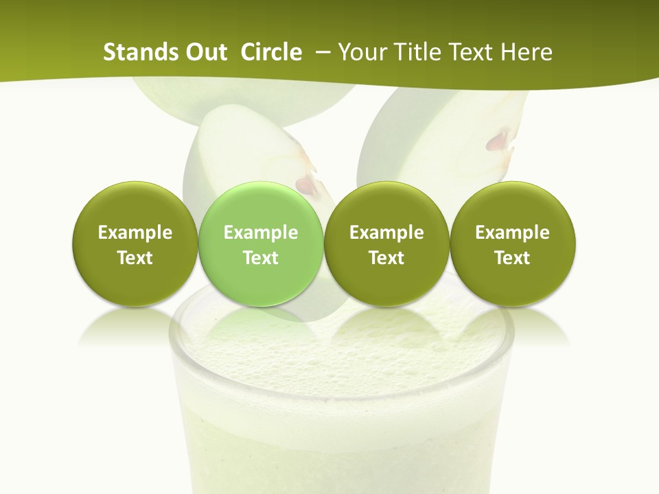Fresh Apple Glass PowerPoint Template