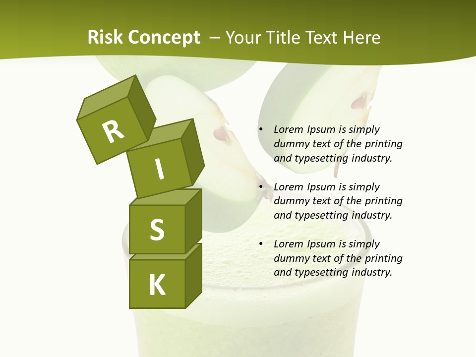 Fresh Apple Glass PowerPoint Template