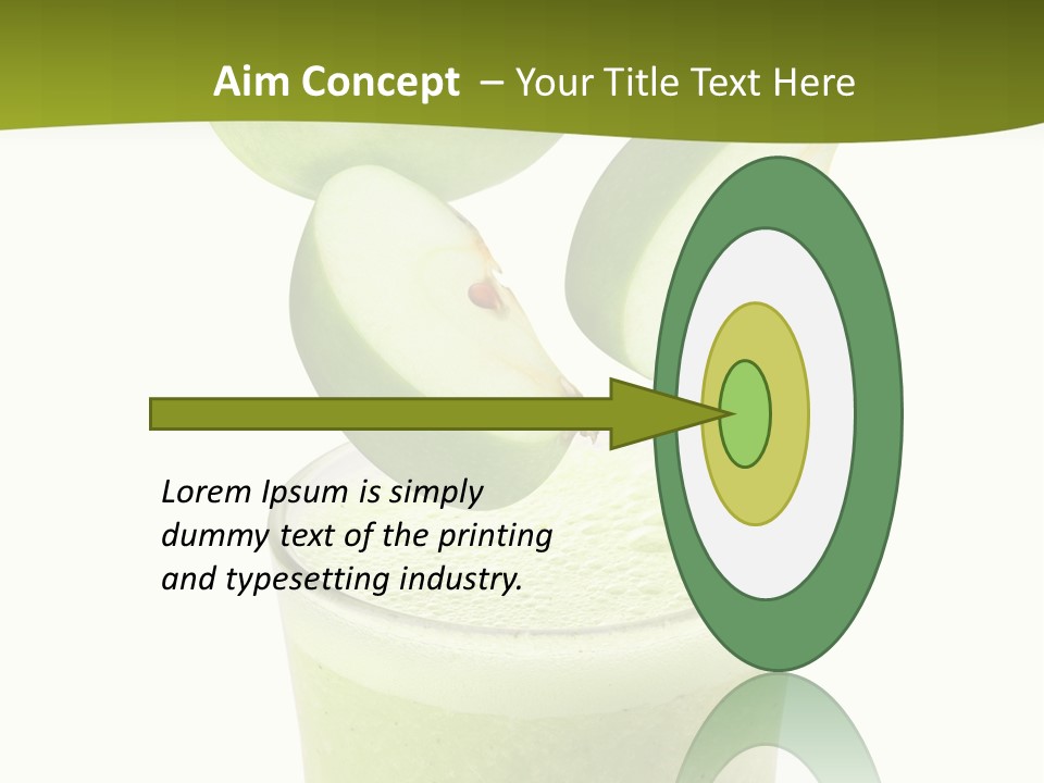 Fresh Apple Glass PowerPoint Template