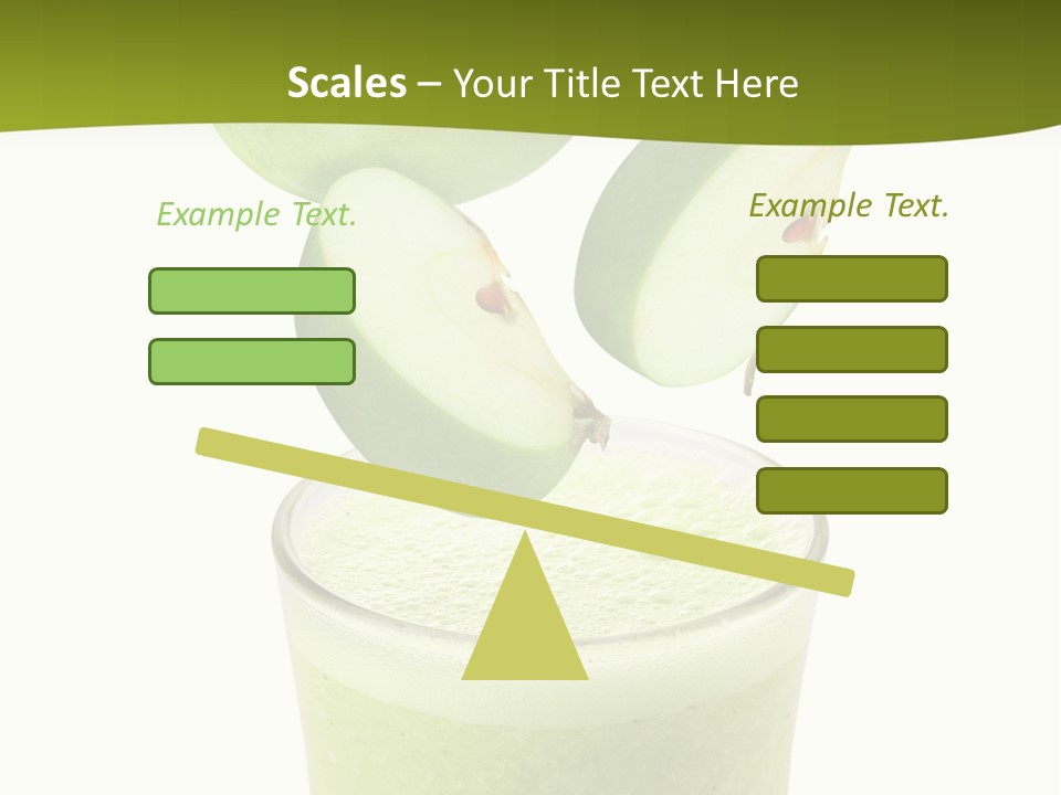 Fresh Apple Glass PowerPoint Template