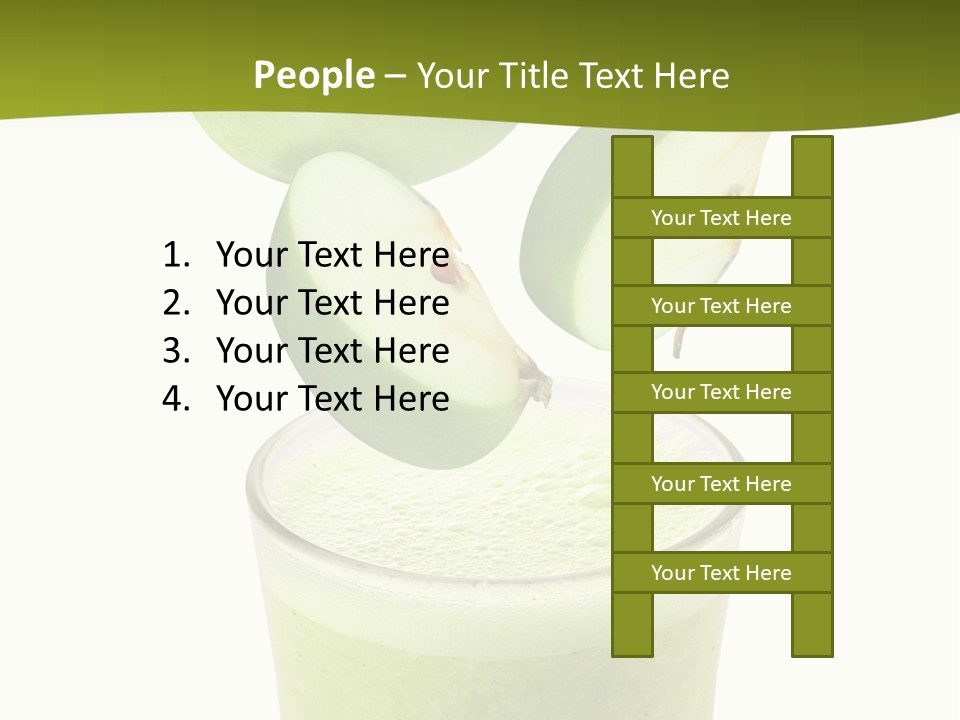 Fresh Apple Glass PowerPoint Template