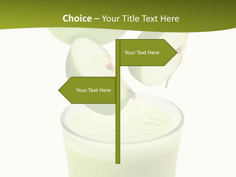 Fresh Apple Glass PowerPoint Template