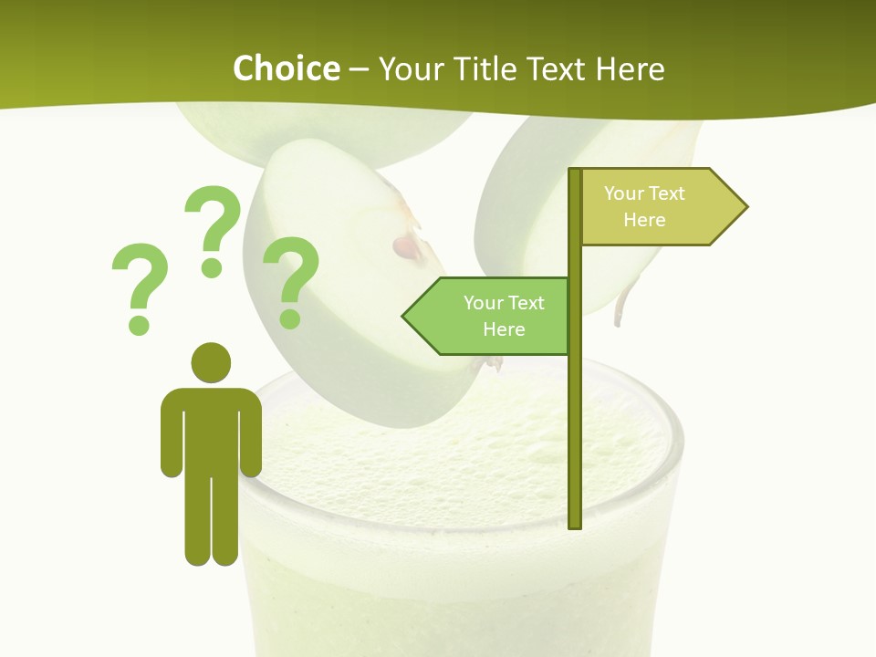 Fresh Apple Glass PowerPoint Template