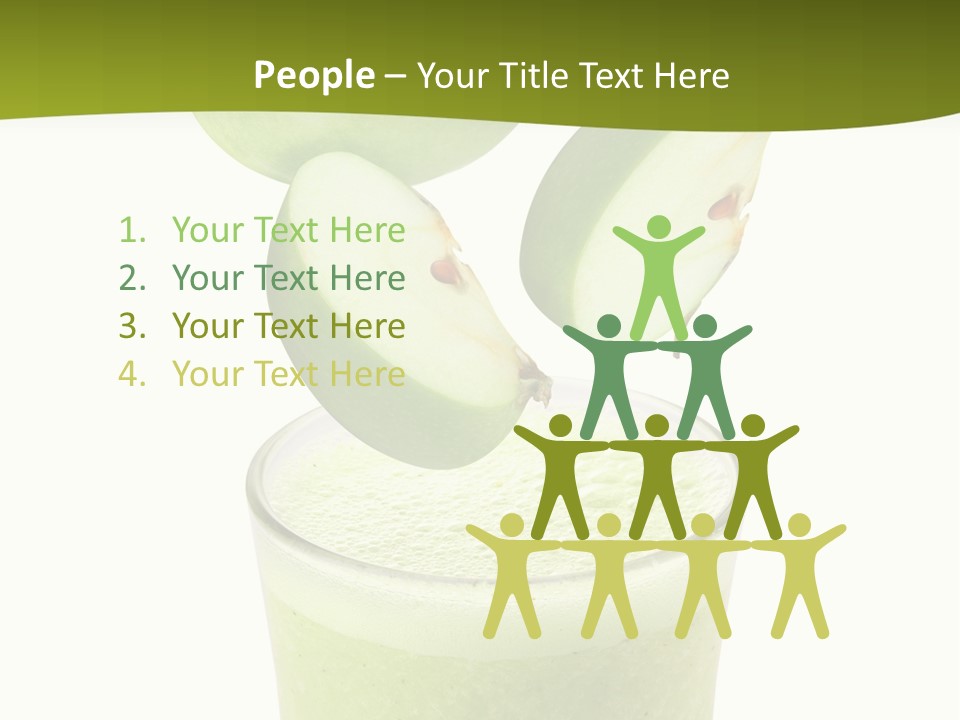 Fresh Apple Glass PowerPoint Template