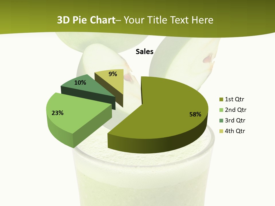 Fresh Apple Glass PowerPoint Template
